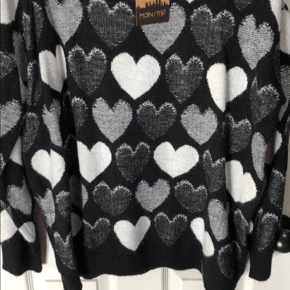 Heart sweater 1xl